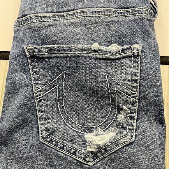 True Religion Riley Knee Shorts Size 25W - Picture 3 of 16